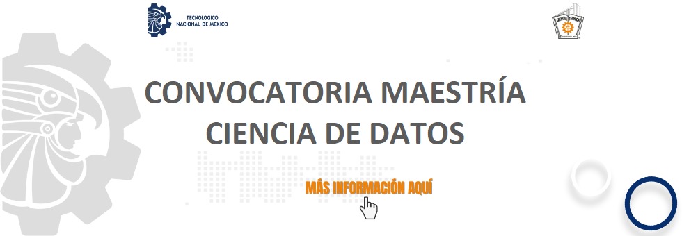 Convocatoria maestría en ciencia de datos